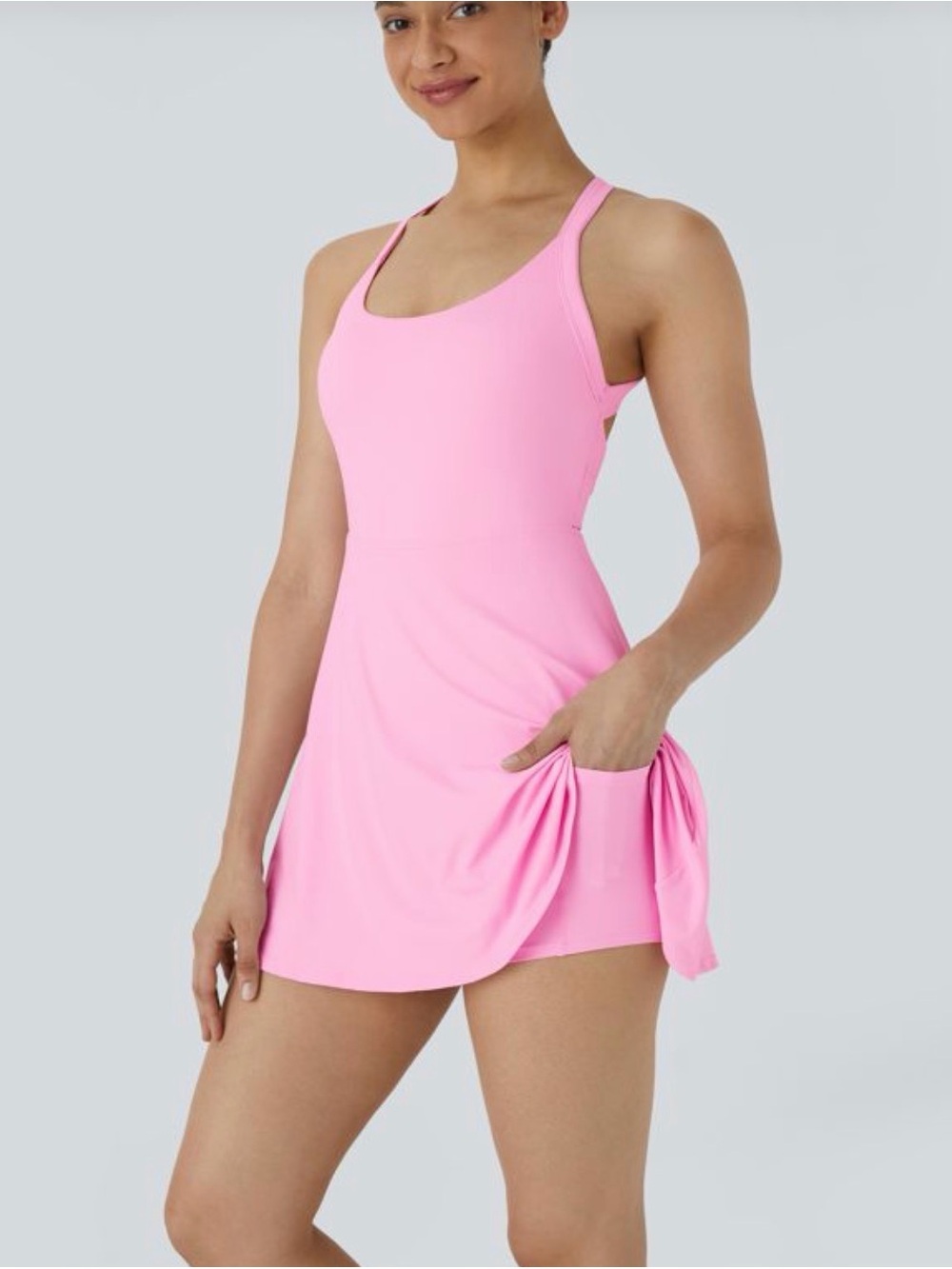 HALARA tennis dress with Built-In Shorts